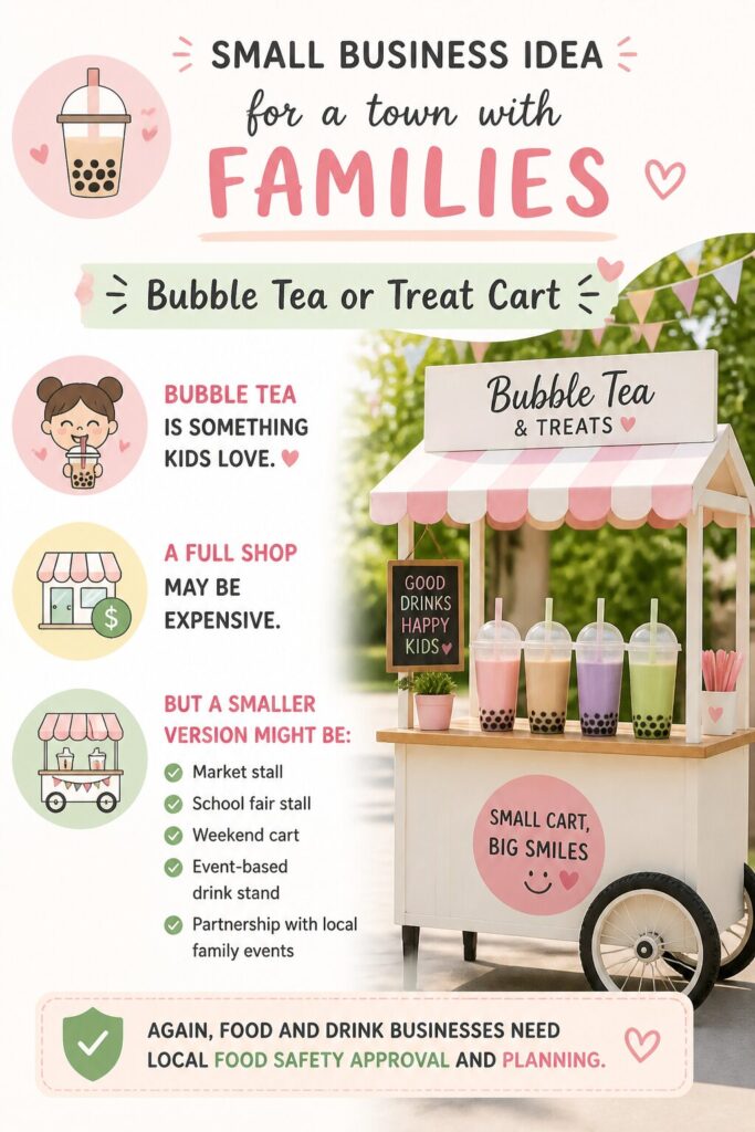 Bubble tea or treat cart