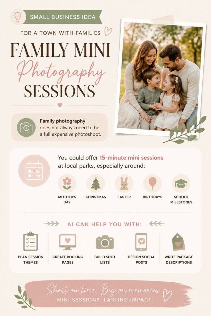 Family mini photography sessions