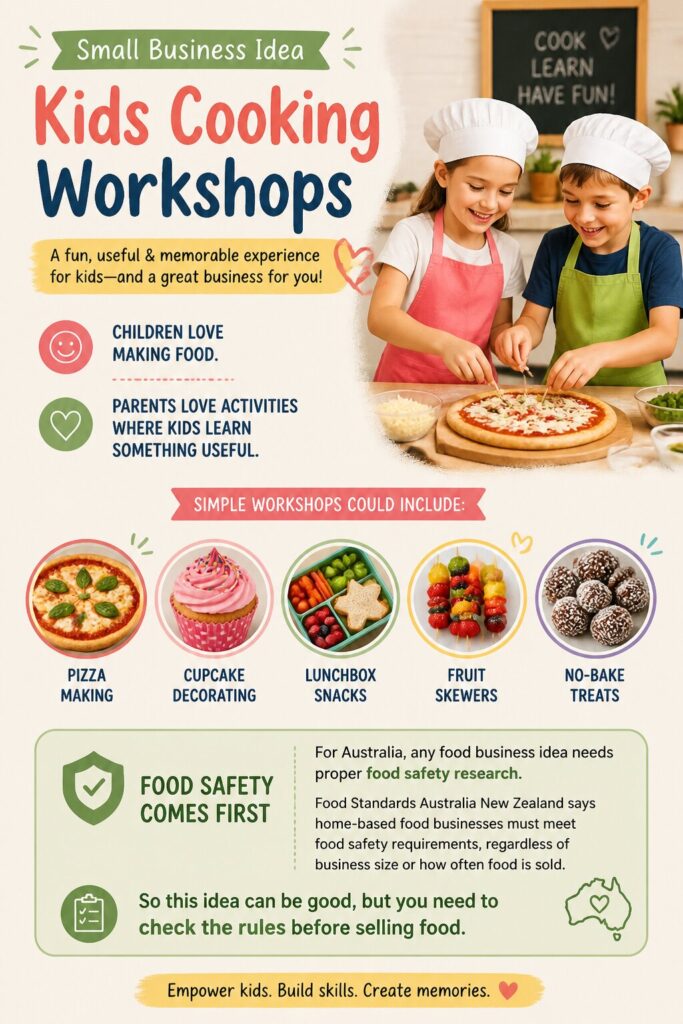 Kids cooking workshops
