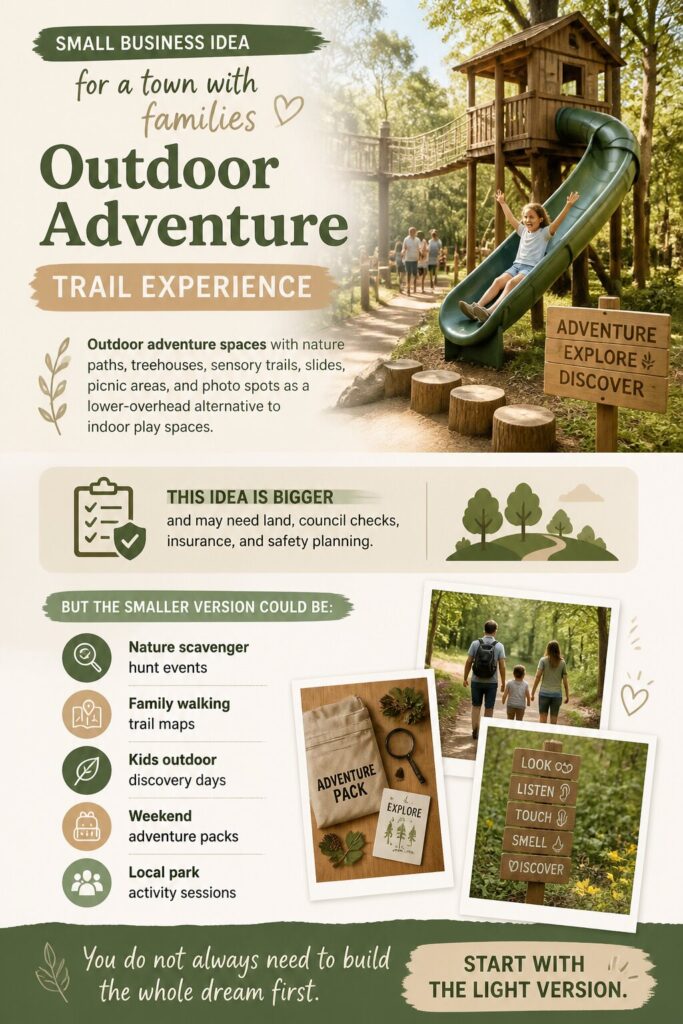 Outdoor adventure trail experience