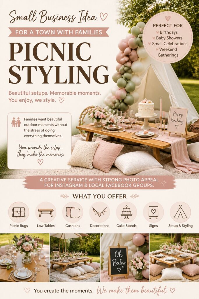 Family picnic styling