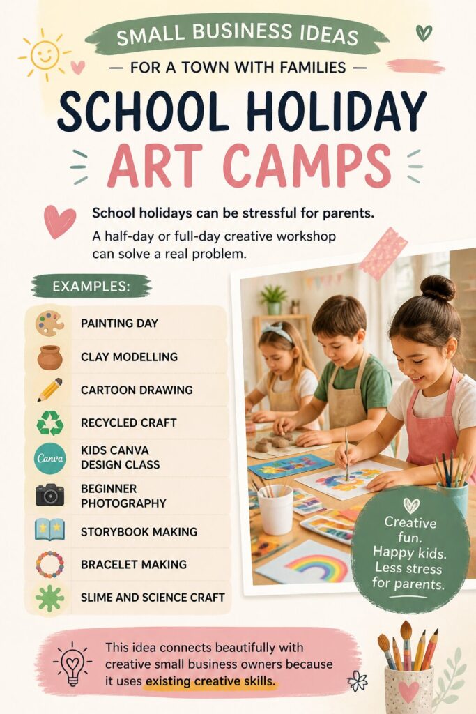 School holiday art camps